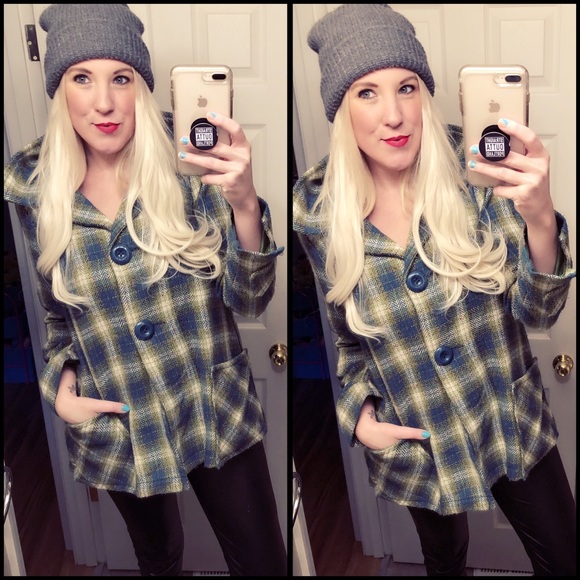 Sashimi Jackets & Blazers - Too cute, SASHIMI, plaid coat!!